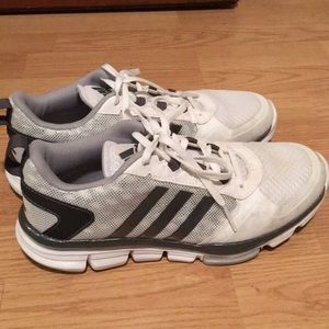 Adidas white tennis shoes